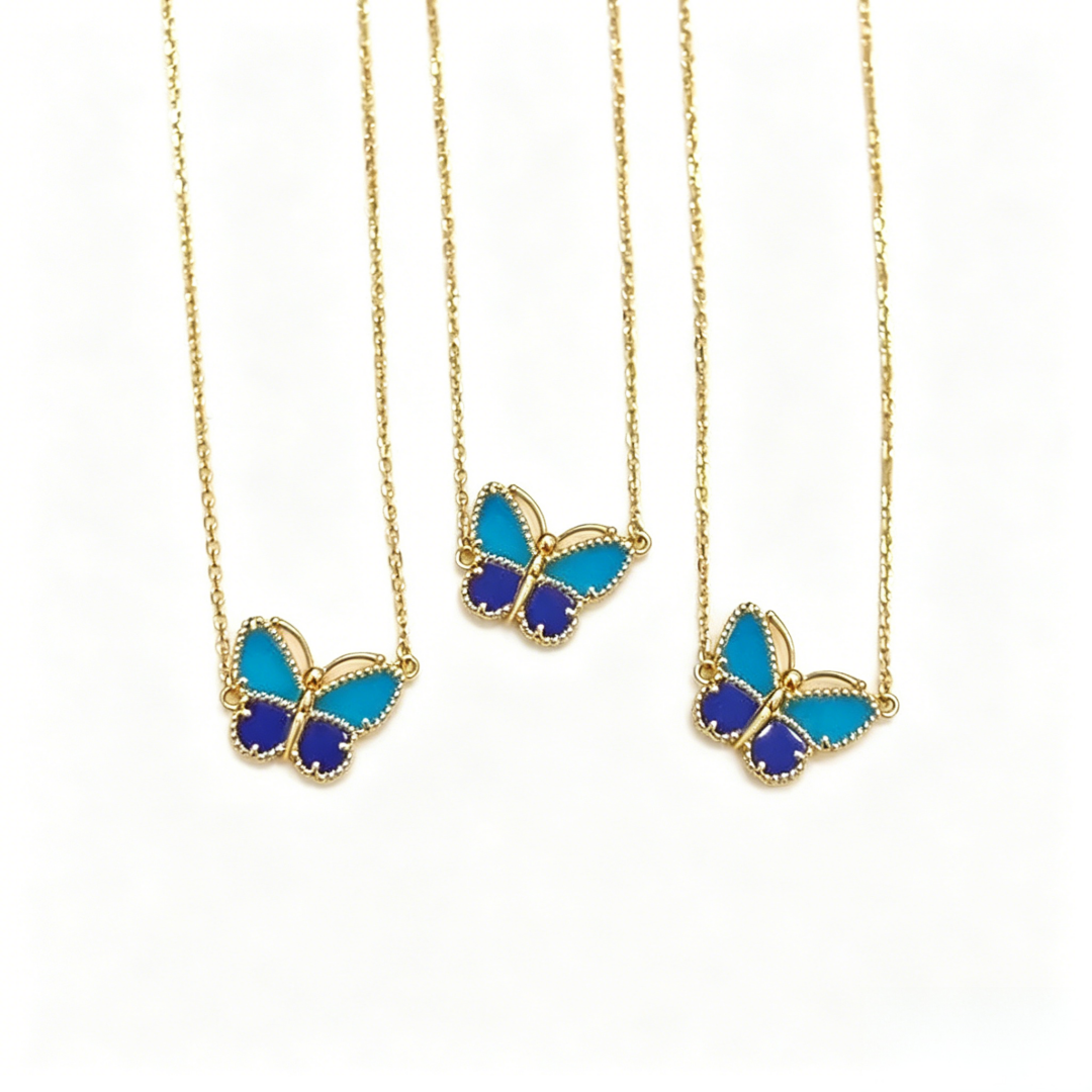 [Elowen jewels] 2026 NEUE LUCKY BUTTERFLY 1-MOTIV-HALSKETTE