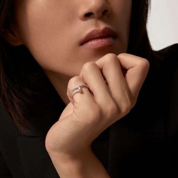 [Elowen jewels ]JUSTE RING 1,8MM SILBER DIAMANTEN