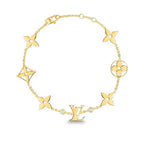 [Elowen jewels ]STAR AND SUN 7 MOTIFS GOLD BRACELET