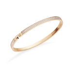 [Elowen jewels ]LIENS VIDENCE DIAMOND PAVED BRACELET
