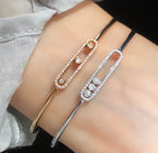 [Elowen jewels]Move Pavé Diamond Bangle Bracelet M