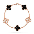 [Elowen jewels ] CLOVER 5 MOTIF PULSAR STONE BRACELET COLLECTION