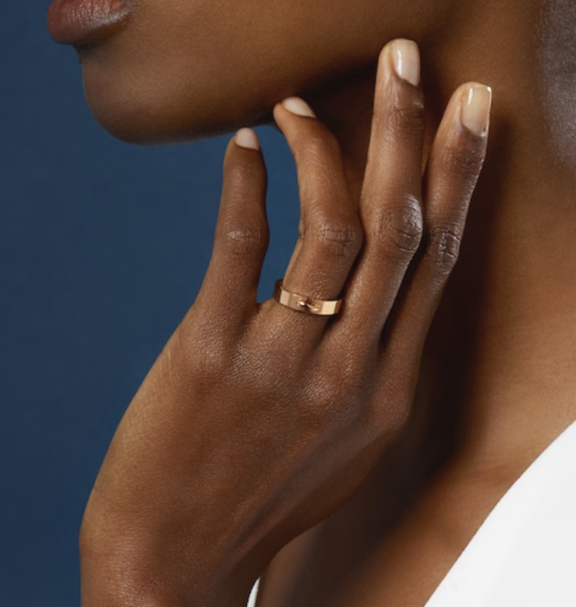 [Elowen jewels ]ALLIANCE LIENS VIDENCE 4MM RING