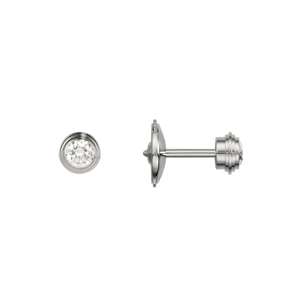 [Elowen jewels]D'AMOUR 5MM DIAMANT-OHRSTECKER