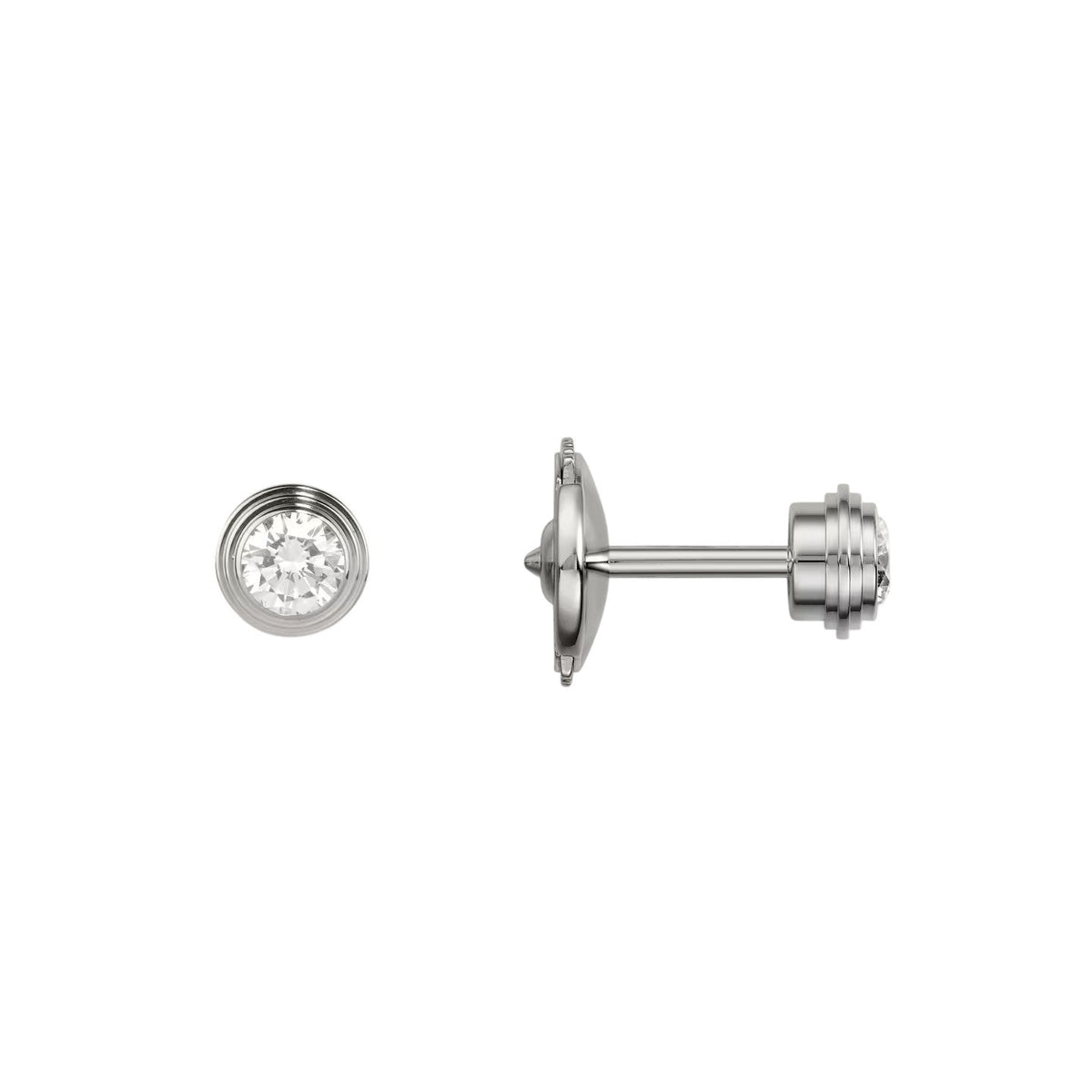 [Elowen jewels]D'AMOUR 5MM DIAMOND STUD EARRINGS