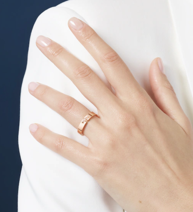 [Elowen jewels ]ALLIANCE LIENS VIDENCE DIAMOND 4MM RING