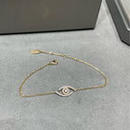 [Elowen jewels]Lucky Eye Armband mit Pavé-gefassten Diamanten