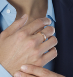[Elowen jewels ]ALLIANCE LIENS VIDENCE 4MM RING