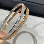[Elowen jewels ]LIENS VIDENCE DIAMOND PAVED BRACELET