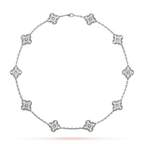 [Elowen jewels ]CLOVER 10 MOTIFS DIAMOND NECKLACE