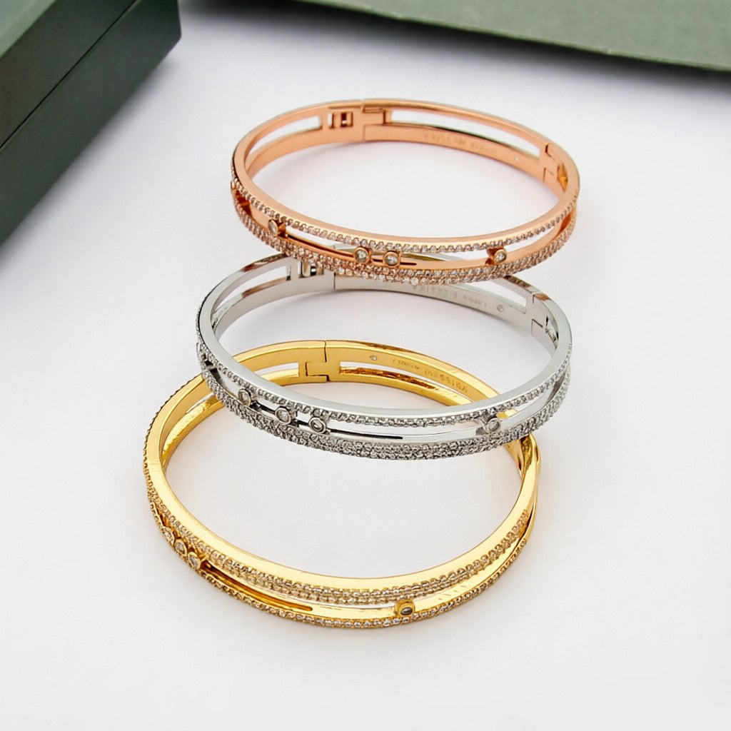 [Elowen jewels]Move Romane pavé bangle