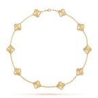 [Elowen jewels ]CLOVER 10-MOTIV LASERKETTE