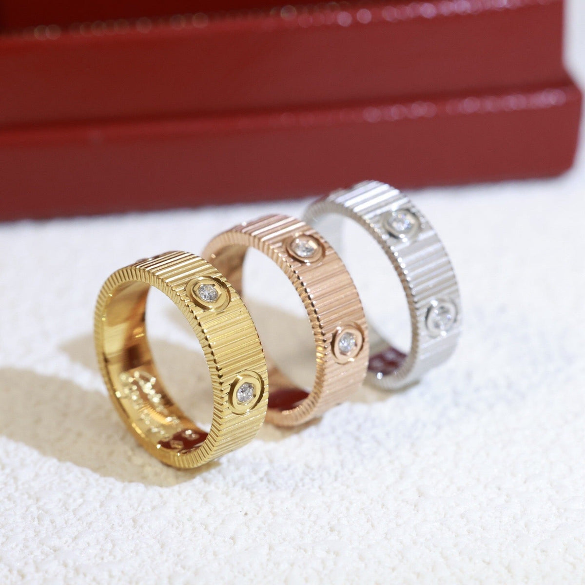 [Elowen jewels]LOVE 6.5MM UNLIMITED 6 DIAMONDS RING