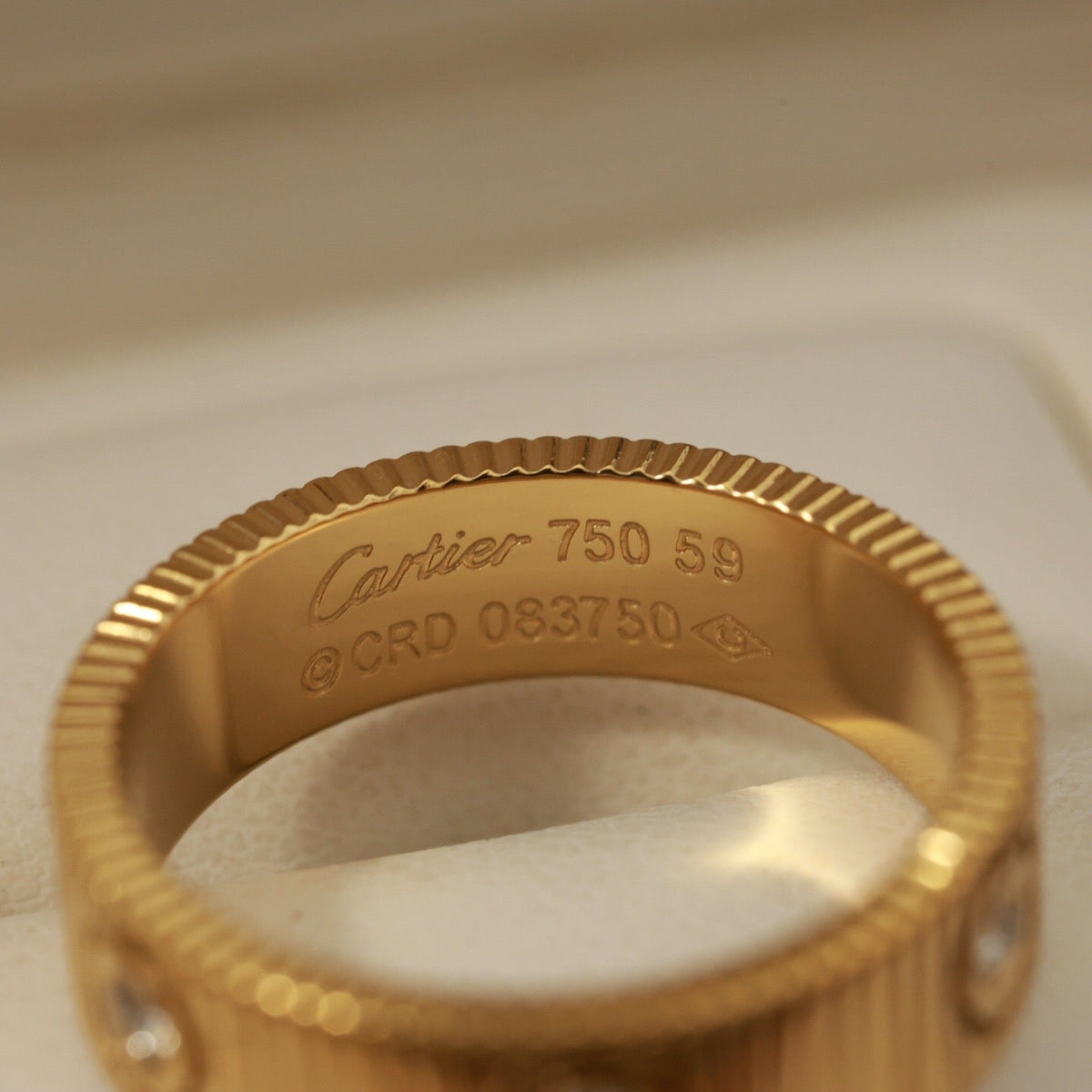 [Elowen jewels]LOVE 6.5MM UNLIMITED 6 DIAMONDS RING