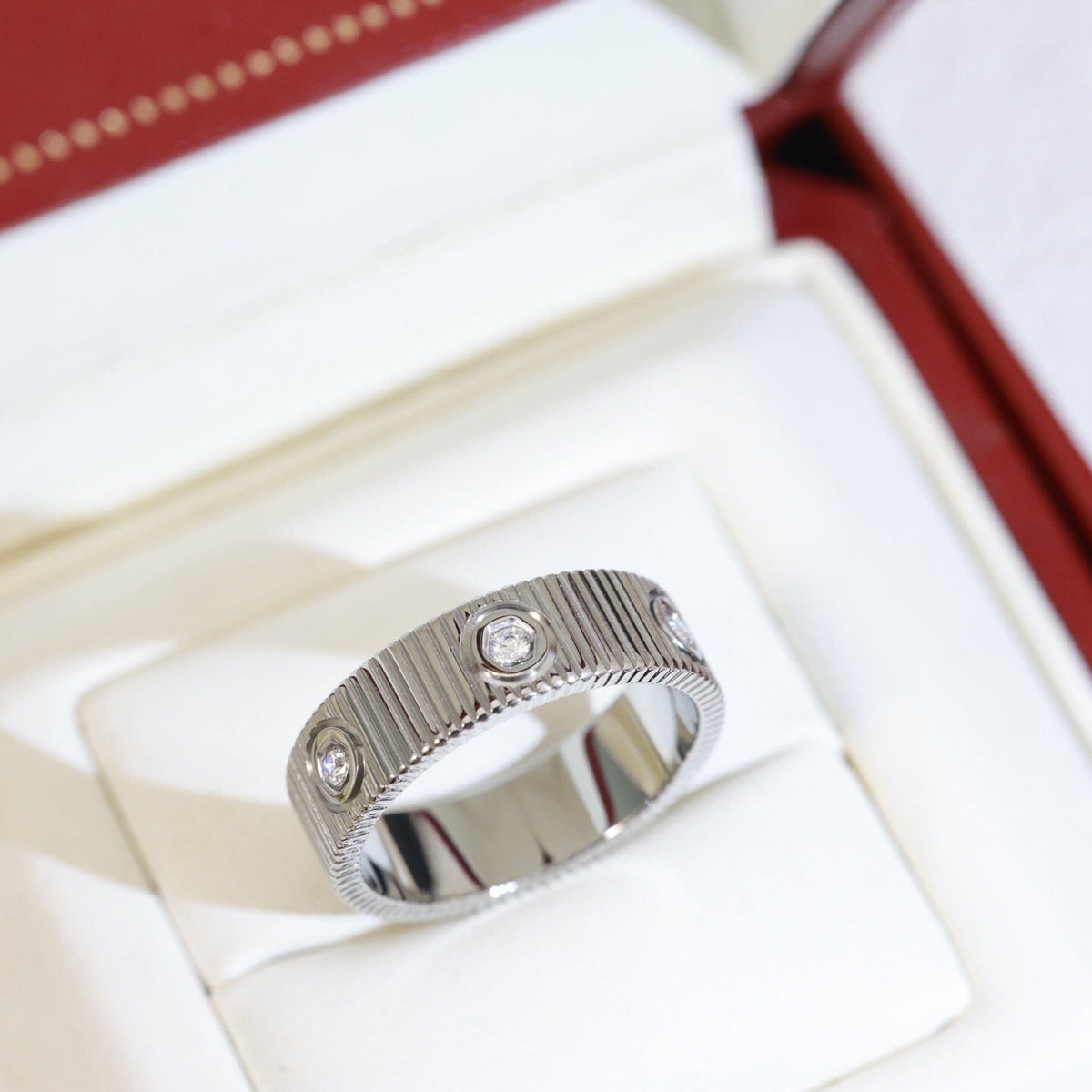 [Elowen jewels]LOVE 6.5MM UNLIMITED 6 DIAMONDS RING