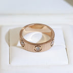 [Elowen jewels]LOVE 6.5MM UNLIMITED 6 DIAMONDS RING