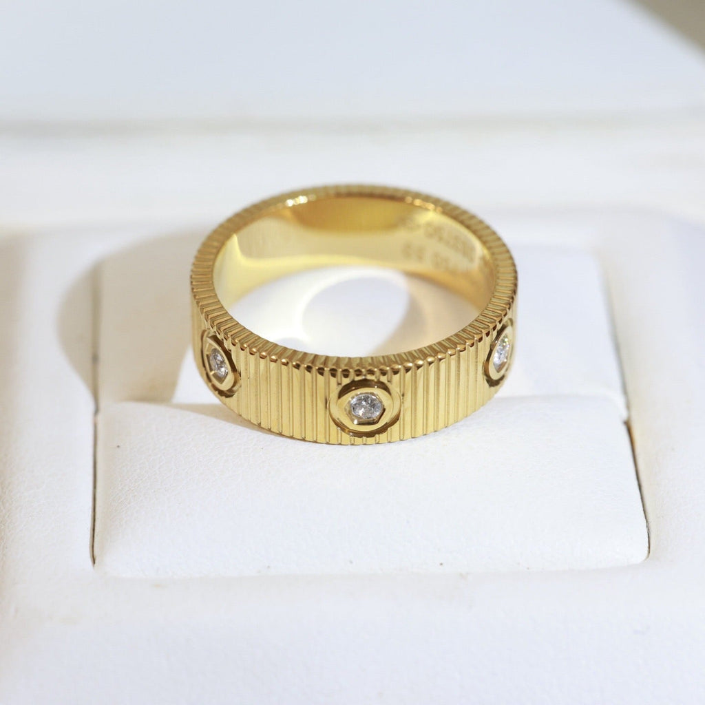 [Elowen jewels]LOVE 6.5MM UNLIMITED 6 DIAMONDS RING