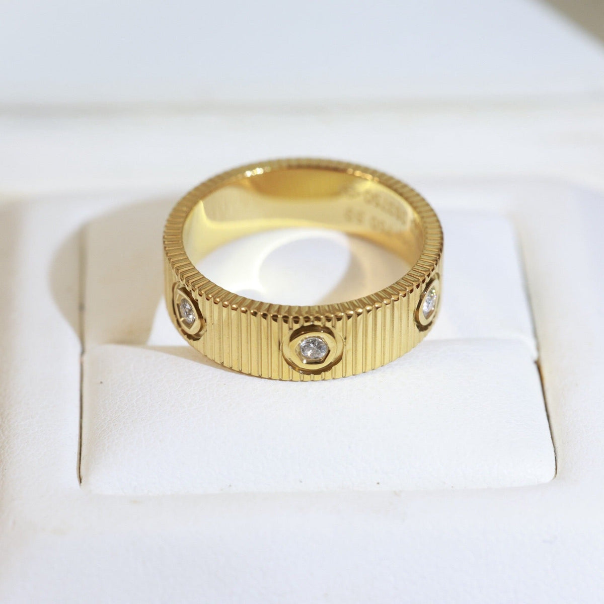 [Elowen jewels]LOVE 6.5MM UNLIMITED 6 DIAMONDS RING