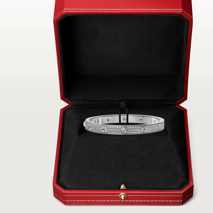 [Elowen Jewels ]LOVE BRACELET 6.1MM DIAMOND-PAVED 10 BIG DIAMONDS