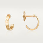 [Elowen jewels ]LOVE EARRINGS 2.65MM PINK GOLD