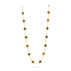 [Elowen jewels ]CLOVER 20 MOTIFS TIGER EYE ROSE GOLD