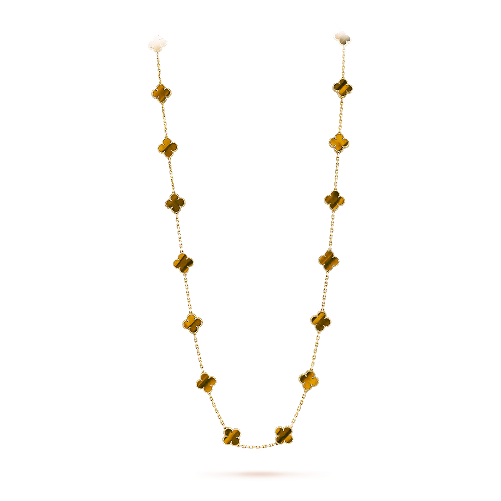 [Elowen jewels ]CLOVER 20 MOTIVE TIGERAUGE ROSÉGOLD