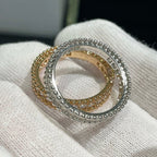 [Elowen jewels ]PERLEE DIAMANT-RING AUS ROSÉGOLD