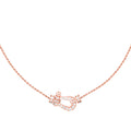[Elowen jewels ]FORCE 10 HALSKETTE AUS ROSÉGOLD MIT DIAMANTEN