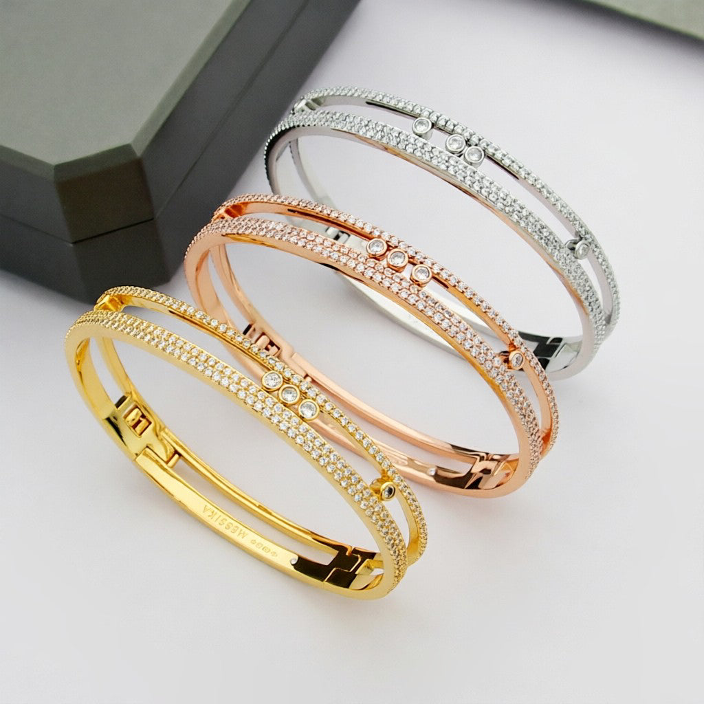 [Elowen jewels]Move Romane pavé bangle
