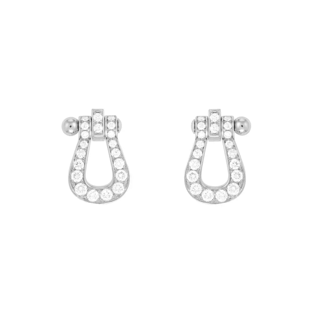 [Elowen jewels ]FORCE 10 FULL DIAMOND STUD EARRINGS MINI MODEL