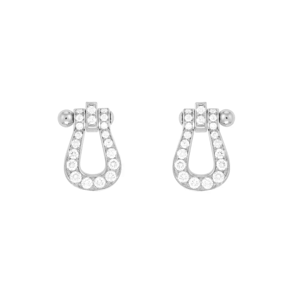 [Elowen jewels ]FORCE 10 OHRSTECKER MIT VOLLBESATZ DIAMANTEN MINI-MODELL