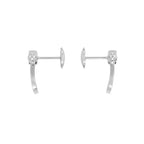 [Elowen jewels ]FORCE 10 FULL DIAMOND STUD EARRINGS MINI MODEL