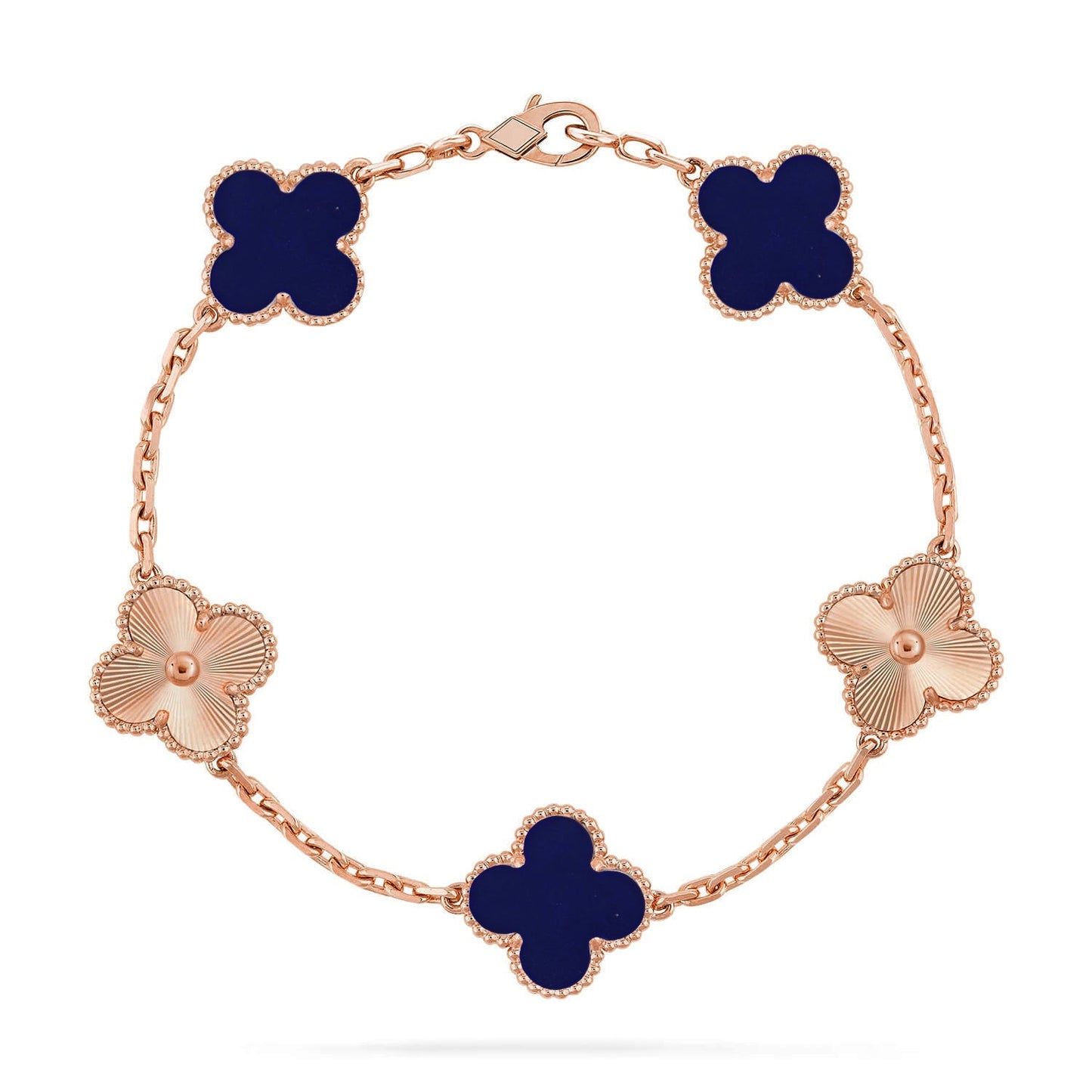 [Elowen Jewels]CLOVER 5 MOTIF LAPIS LAZULI BRACELET COLLECTION