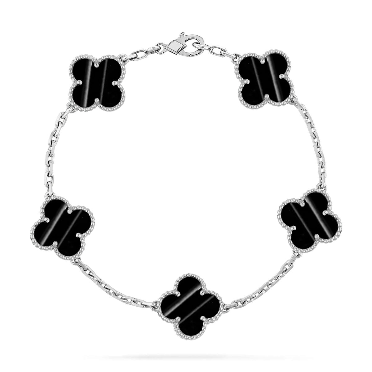 [Elowen jewels ] CLOVER 5 MOTIF PULSAR STONE BRACELET COLLECTION