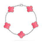 [Elowen jewels ] CLOVER 5 MOTIFS  PINK MOP BRACELET COLLECTION