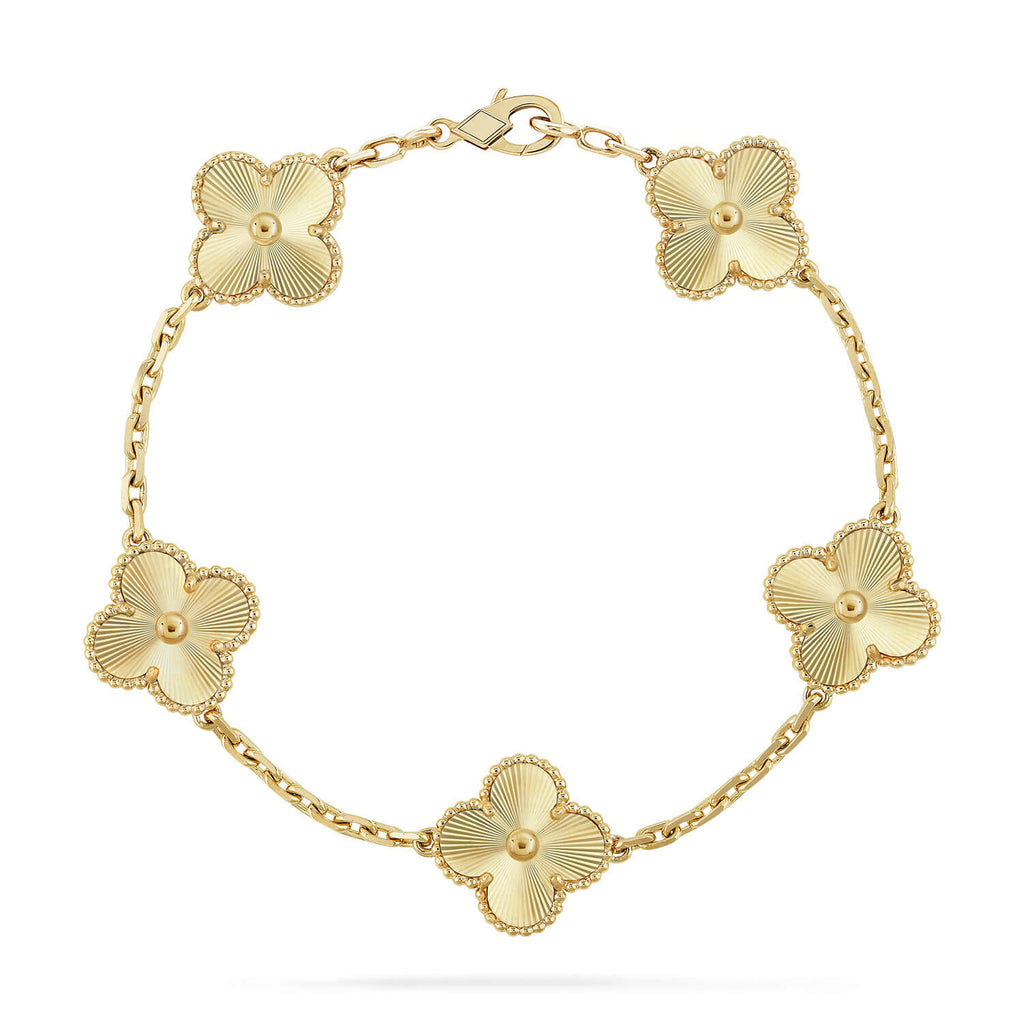 [Elowen jewels ] CLOVER 5 MOTIF LASER BRACELET COLLECTION