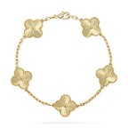 [Elowen jewels ] CLOVER 5 MOTIF LASER BRACELET COLLECTION