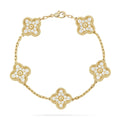 [Elowen jewels ] CLOVER 5 MOTIF FULL DIAMOND BRACELET COLLECTION
