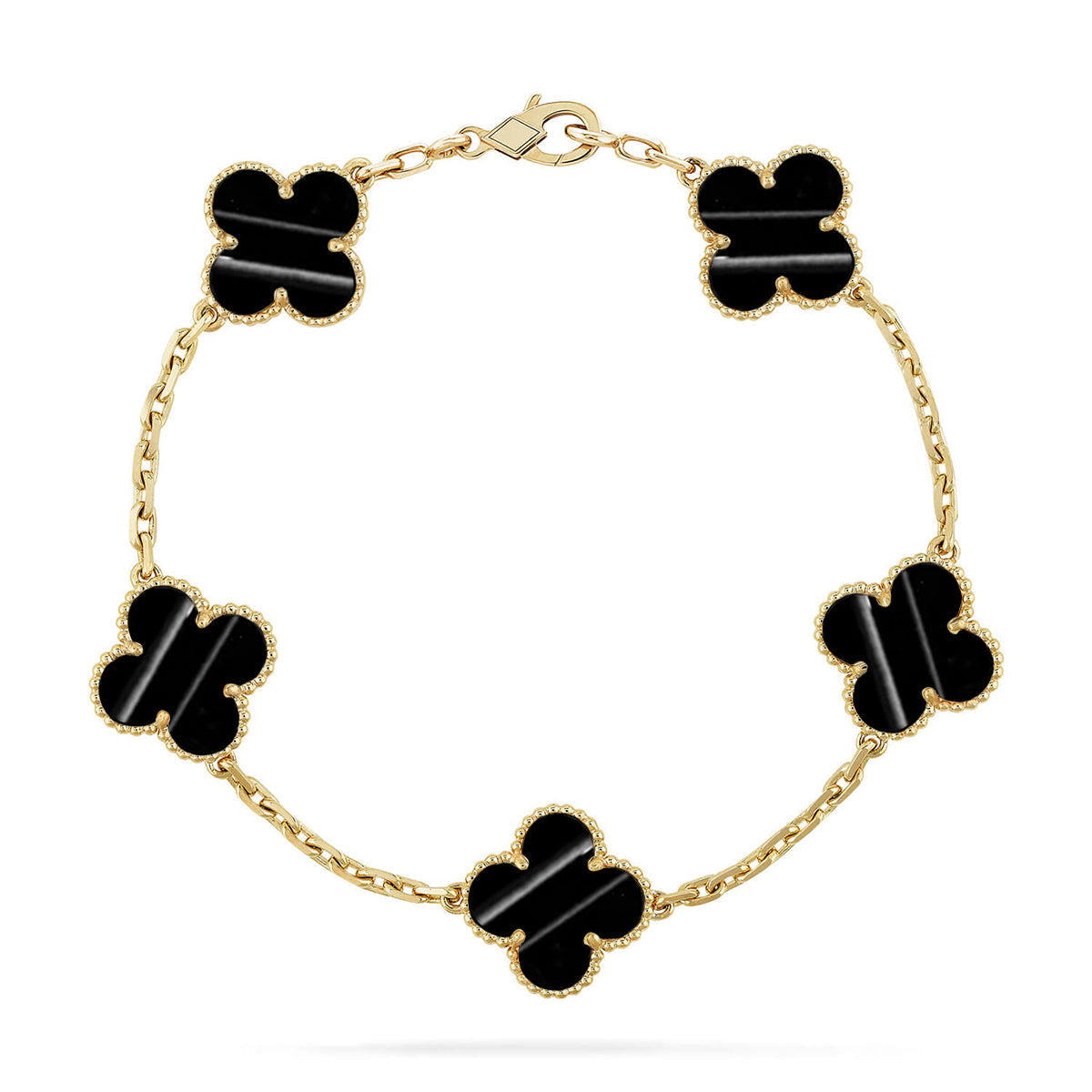 [Elowen jewels ] CLOVER 5 MOTIF PULSAR STONE BRACELET COLLECTION