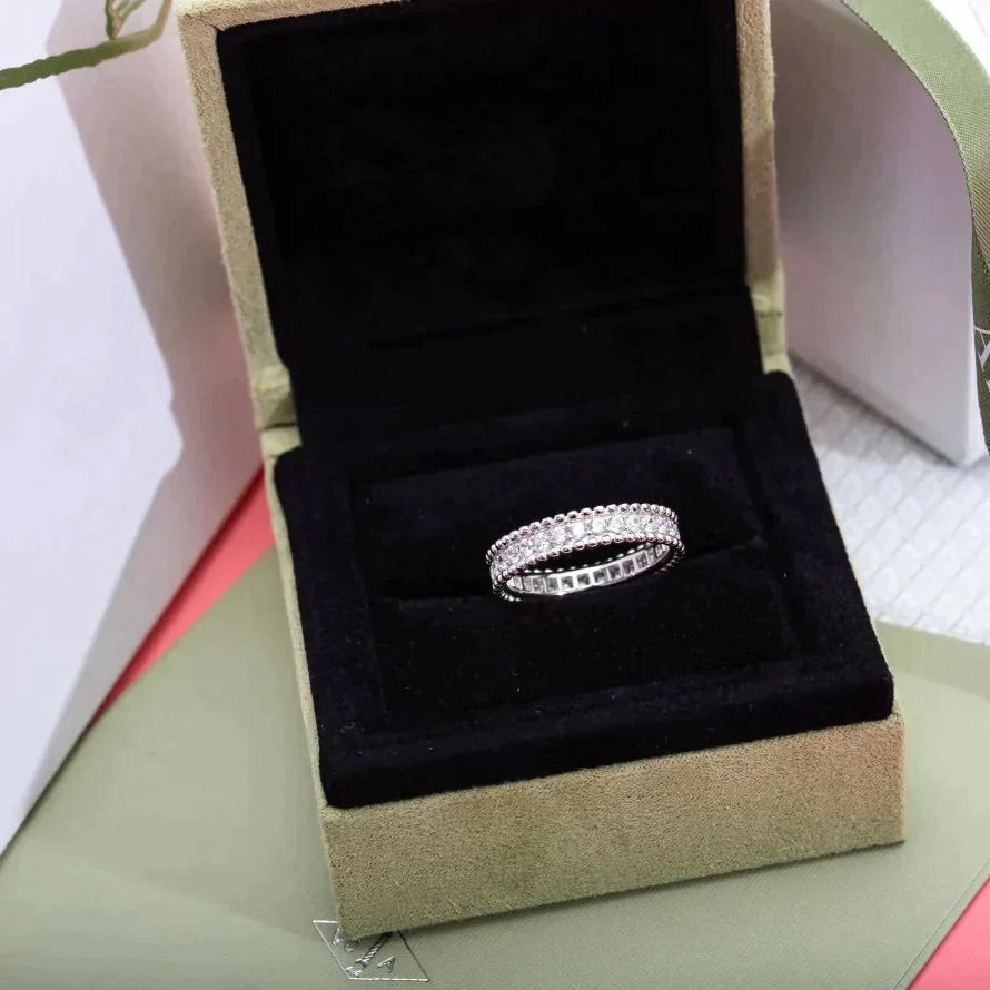 [Elowen jewels ]PERLEE DIAMANT-SILBERRING