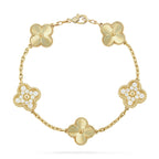 [Elowen jewels ] CLOVER 5 MOTIF LASER BRACELET COLLECTION