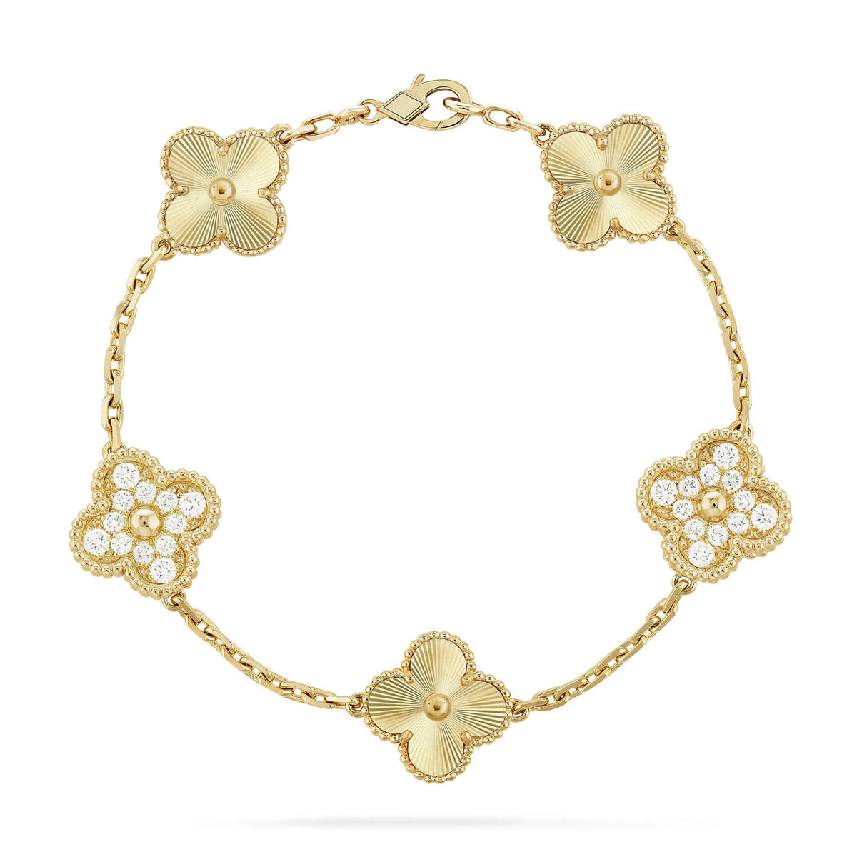 [Elowen jewels ] CLOVER 5 MOTIF LASER BRACELET COLLECTION