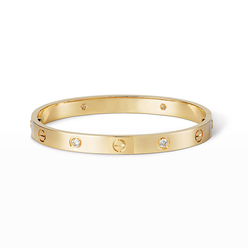 [Elowen jewels ]LOVE BRACELET 6.1MM 4 DIAMONDS