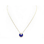 [Elowen jewels ]AMULETTE HALSKETTE AUS ROSÉGOLD MIT ACHAT