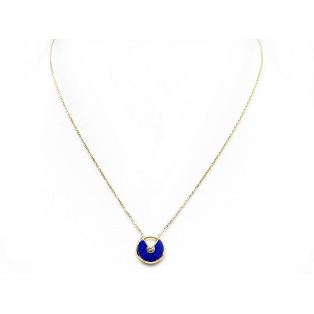 [Elowen jewels ]AMULETTE HALSKETTE AUS ROSÉGOLD MIT ACHAT