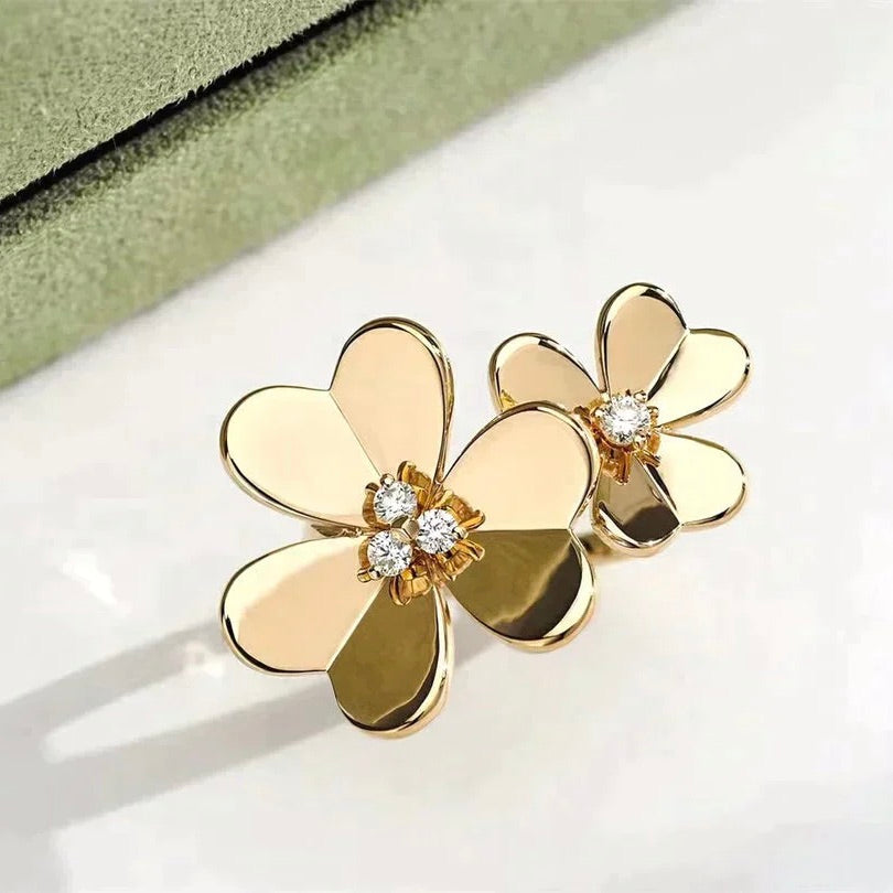 [Elowen jewels ]CLOVER COMOS GOLD DIAMOND RING