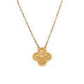[Elowen jewels ]CLOVER 15MM  BRONZING NECKLACE