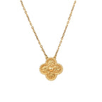 [Elowen jewels ]CLOVER 15MM  BRONZING NECKLACE