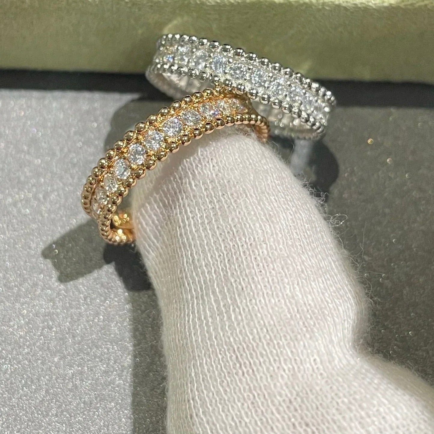 [Elowen Jewels]PERLEE DIAMOND ROSE GOLD RING