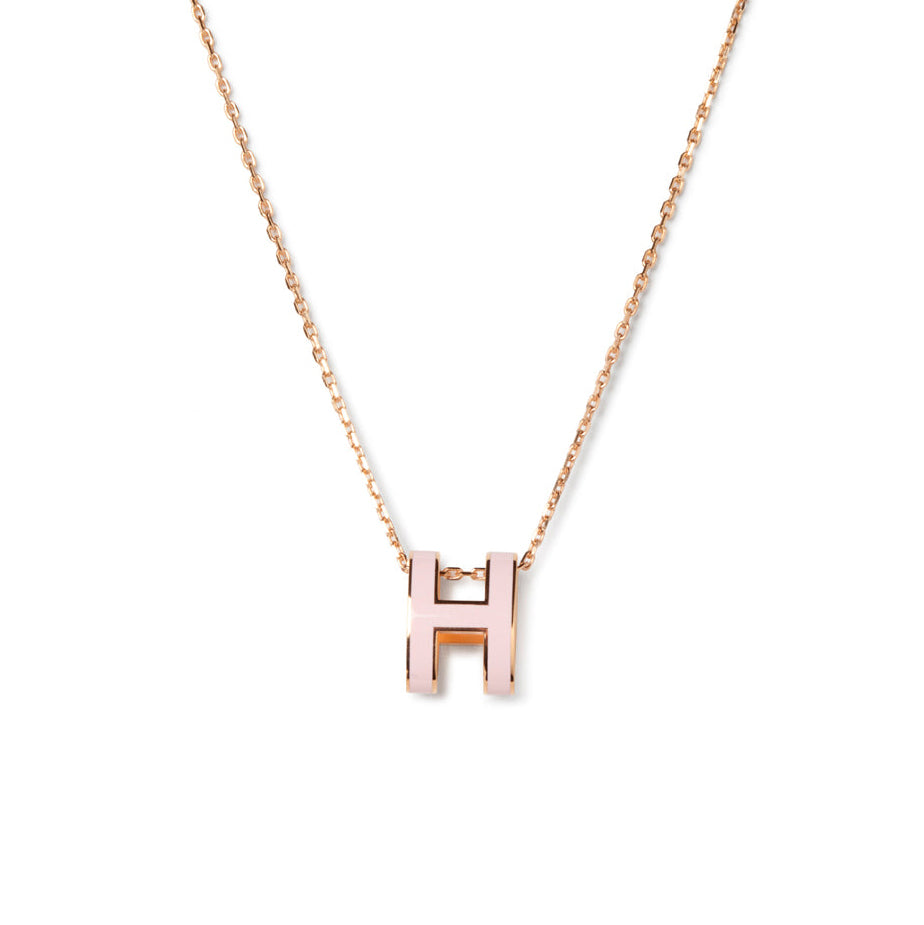 [Elowen Jewels]POP H PEDANT PINK GOLD